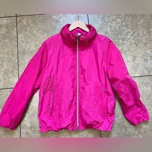 NWOT Marc Cain Jacket Pink Removable Hood Size 8 N4